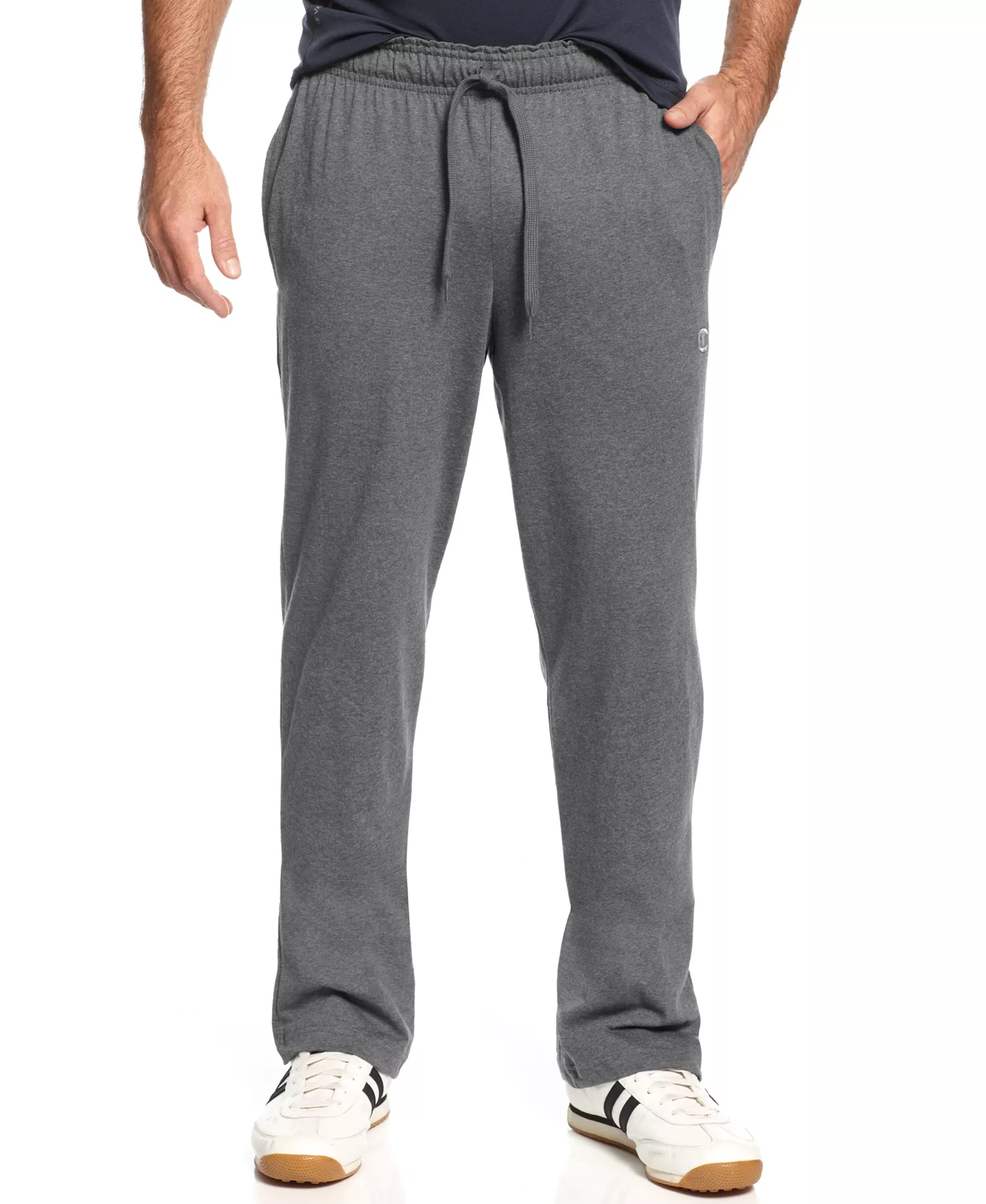 Champion Men’s Jersey Open-Bottom Pants: .25