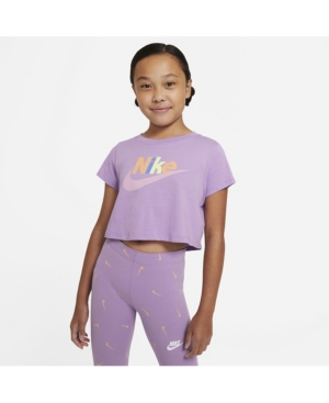image of Nike Sportswear Big Girl-s Cropped T-Shirt