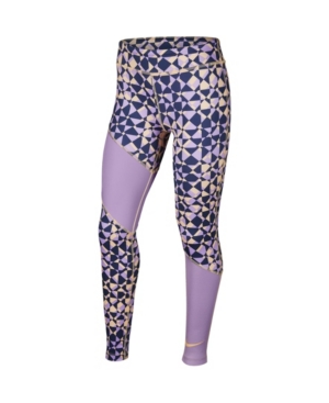 image of Nike Trophy Big Girl-s Printed Training Tights