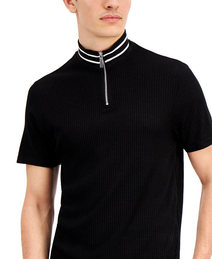 INC International Concepts Men's Mock Collar Shirt, Created for Macy's ...
