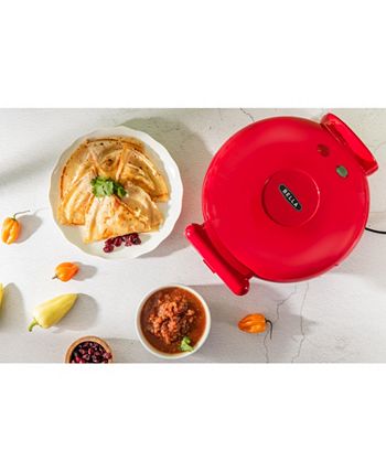 Bella Cucina Quesadilla maker, red, excellent 9.75” diameter