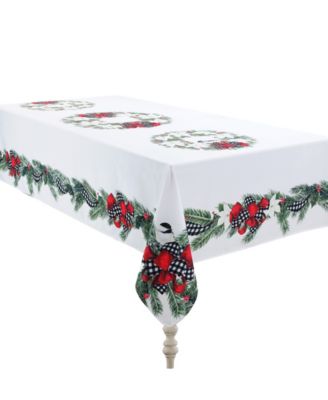 Christmas Trimmings Tablecloth - 70" x 120"
