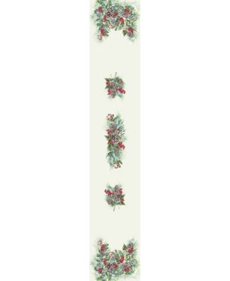 Winter Garland Table Runner -13"x 72"