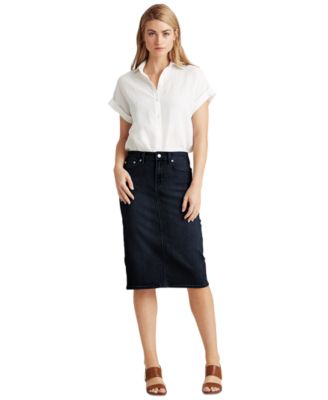 Lauren Ralph Lauren Denim Skirt 