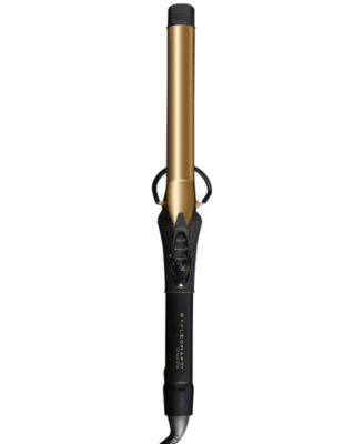 Stylecraft Style Stix 24K Gold Barrel Long Spring Hair Curling Iron 1 inch