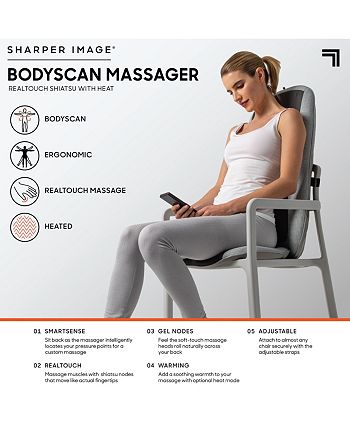 Sharper image body shop scan seat topper