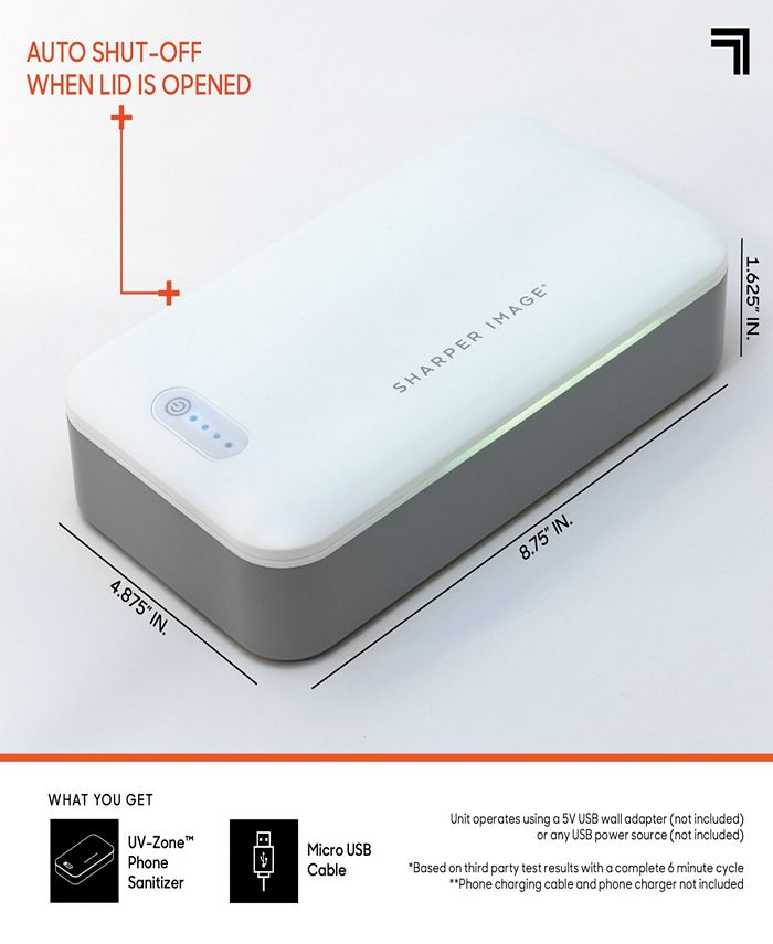 Sharper Image Phone Sanitizer UV Clean Macy's