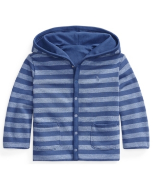 image of Ralph Lauren Baby Boys Reversible Hooded Jacket