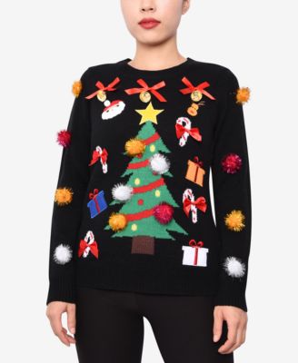 ugly christmas sweater macy's womens