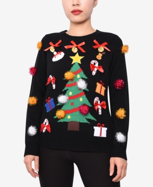 image of Planet Gold Juniors- Embellished Christmas Sweater