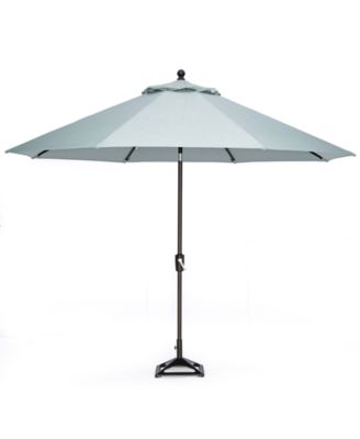 Agio - Stockholm Outdoor 11' Umbrella with Outdoor  Fabric and Base