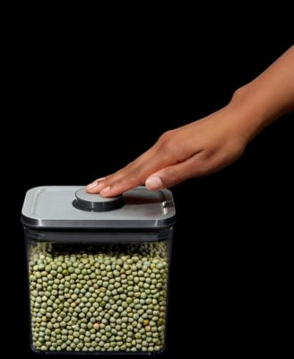 Steel Pop Small Square Short 1.1-Qt. Food Storage Container