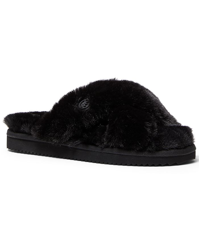 Michael Kors Women's Lala Furry Slippers & Reviews - Slippers - Shoes -  Macy's