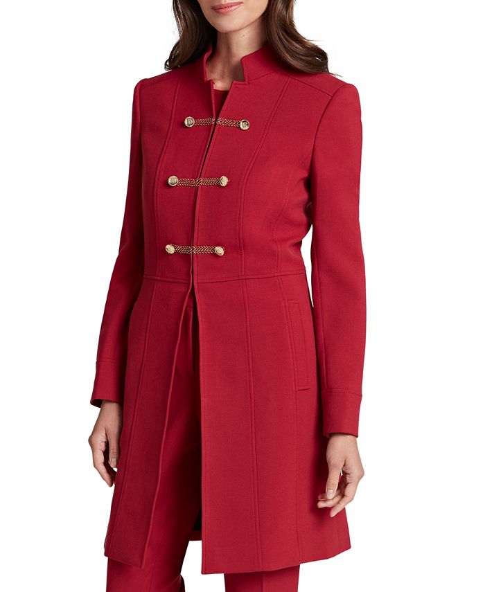 Tahari ASL StandCollar Topper Jacket Macy's