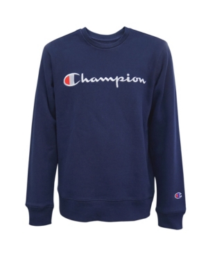 Champion Little Boys Embroidered Signature Fleece Crew Sweatshirt