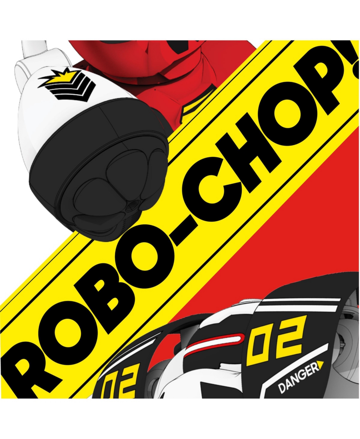 Sharper Image Toy Rc Robot Combat 2pk In White And Red