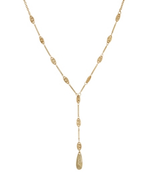 image of 2028 Women-s 14 Gold Dipped Chain Y Necklace