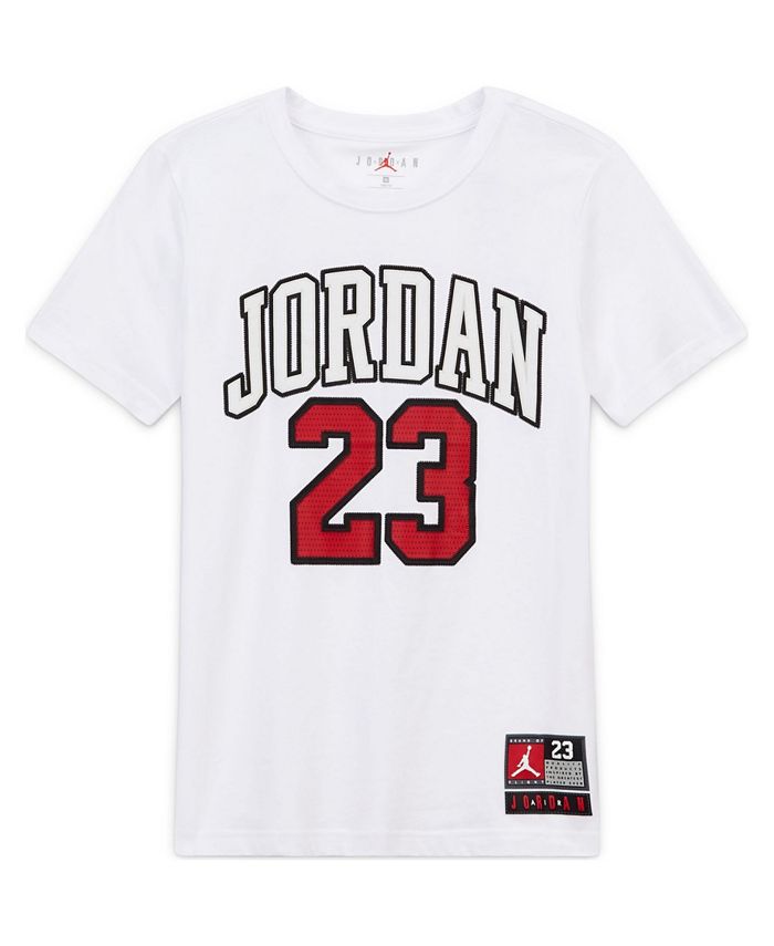 Jordan Big Boys' 23 Jersey - White