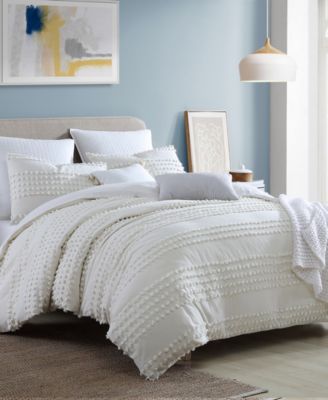 Magnificent Marilla Dot 5 Piece Comforter Set, Full/Queen