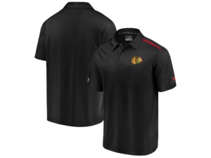 Authentic Nhl Apparel Chicago Blackhawks Men's Authentic Pro Rinkside Polo