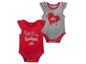 Outerstuff Newborn Ohio State Buckeyes Girls Touchdown Set