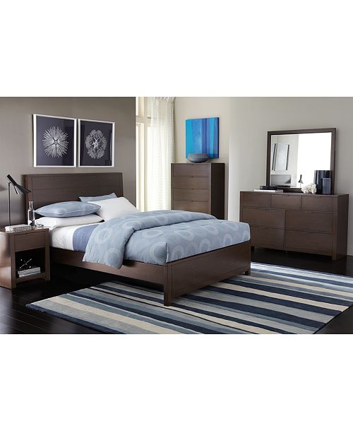 tribeca brown bedroom furniture collection, created for macy's