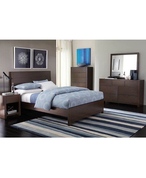 Furniture Tribeca 2-Piece Set, Created for Macy&#39;s, (California King Bed and Nightstand ...