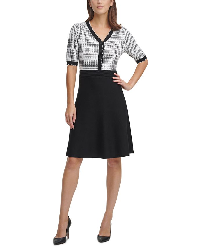 Karl lagerfeld sweater dress top