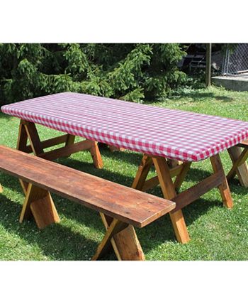 Violet Table Linens - Deluxe Checkered Gingham Pattern Tablecloth