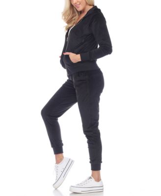 Women's Velour Tracksuit Loungewear 2pc Set