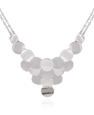 image of T Tahari Women-s Essential Disc Statement Necklace