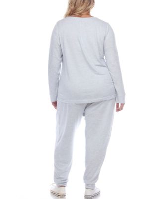 Plus Size Lounge Set, 2-Piece