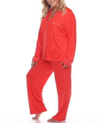 Women's Plus Size Pajama Set, 2 Piece