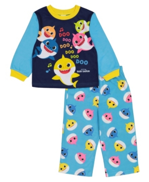 image of Ame Baby Shark Toddler Boy 2 Piece Pajama Set