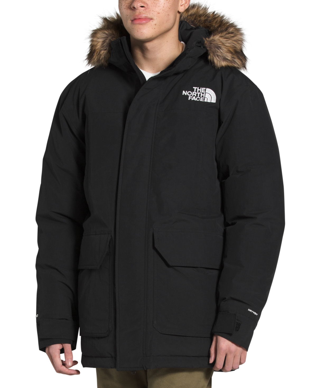 The North Face Black Mcmurdo Bomber Down Jacket In Tnf Black-npf