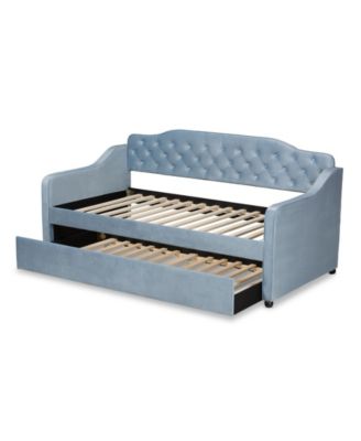 Freda Traditional and Transitional Twin Size Daybed with Trundle