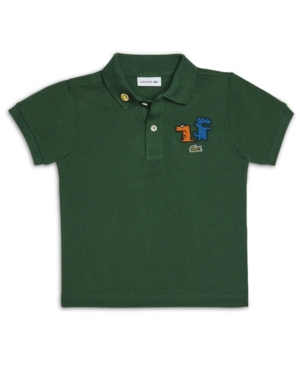 image of Big Boys Short Sleeve Organic Cotton Petit Pique Polo Shirt