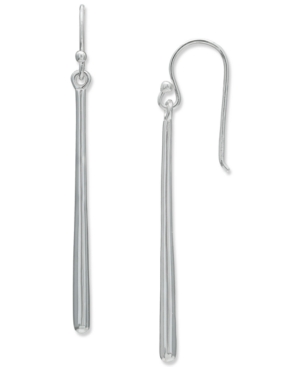 image of Giani Bernini Graduated Linear Drop Earrings in Sterling Silver, Created for Macy-s