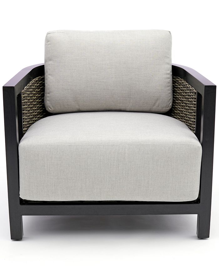 Furniture Deco Outdoor Aluminum 4Pc. Set (Sofa, Rocker Club Chair