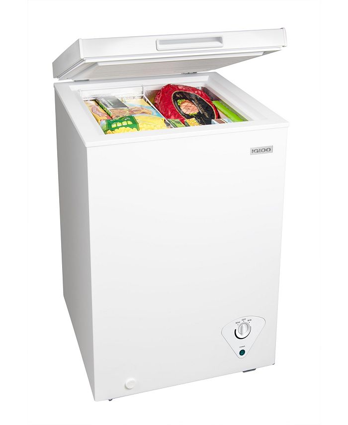 Igloo ICFMD35WH6A 3.5 Cu. Ft. Chest Freezer Macy