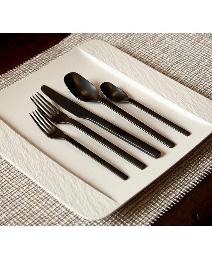 Villeroy & Boch Manufacture Rock Flatware, 5 Piece Place Setting Macy's