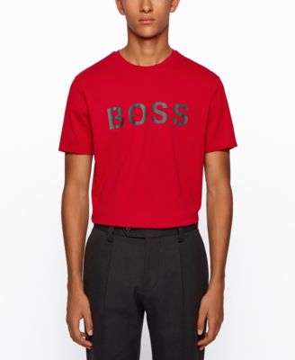 mens red hugo boss t shirt