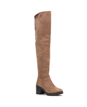 image of Olivia Miller Women-s Bethany Casual Over-the-knee Wide Calf Slouchy Boots Women-s Shoes