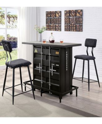 Furniture of America Tintaldra Storage Bar Table