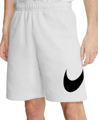 nike fleece logo shorts