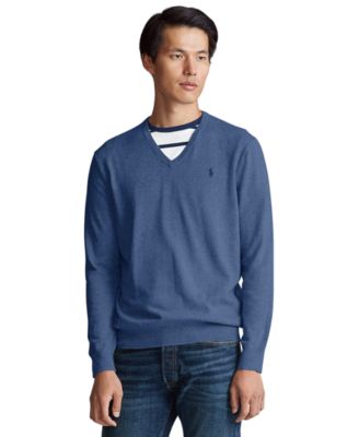 polo with v neck sweater