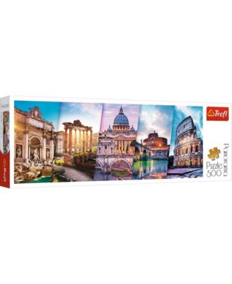 Panorama Jigsaw Puzzle Traveling To Italy, 500 Piece