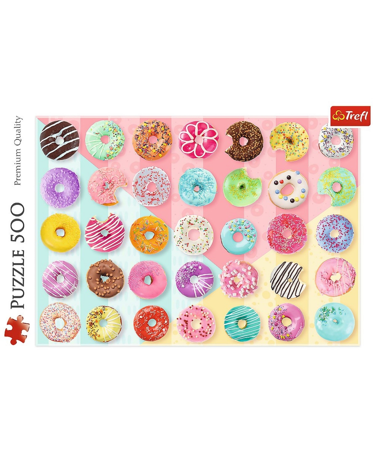 Shop Trefl Jigsaw Puzzle Sweet Donuts, 500 Piece In Multi