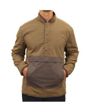 Mountain and Isles Men's Reversible Anorak To Printed Polar Fleece