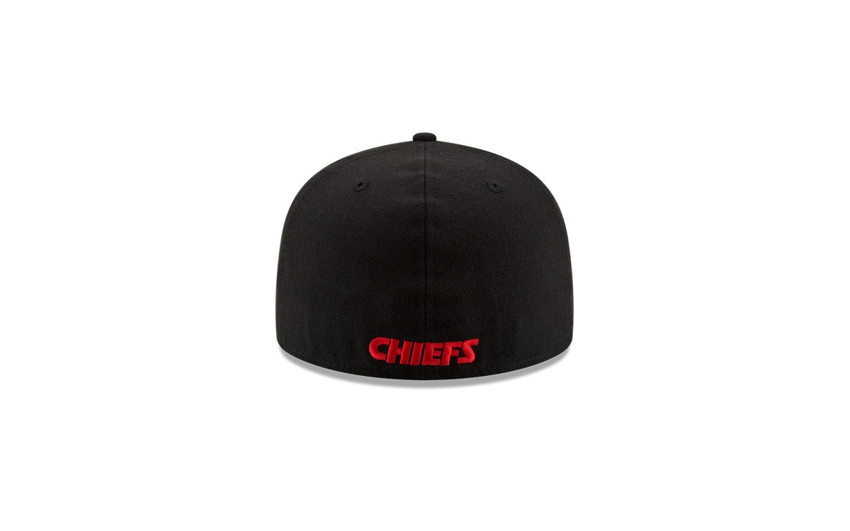 Shop New Era Kansas City Chiefs Team Color Basic 59fifty Cap In Black